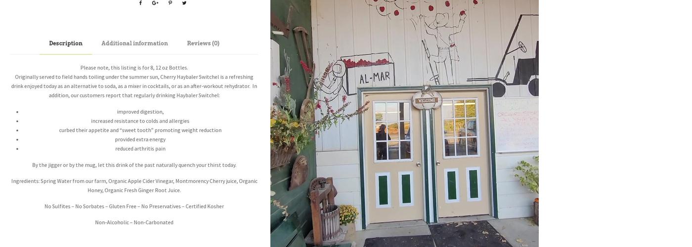 Almar Orchards Organic Menu