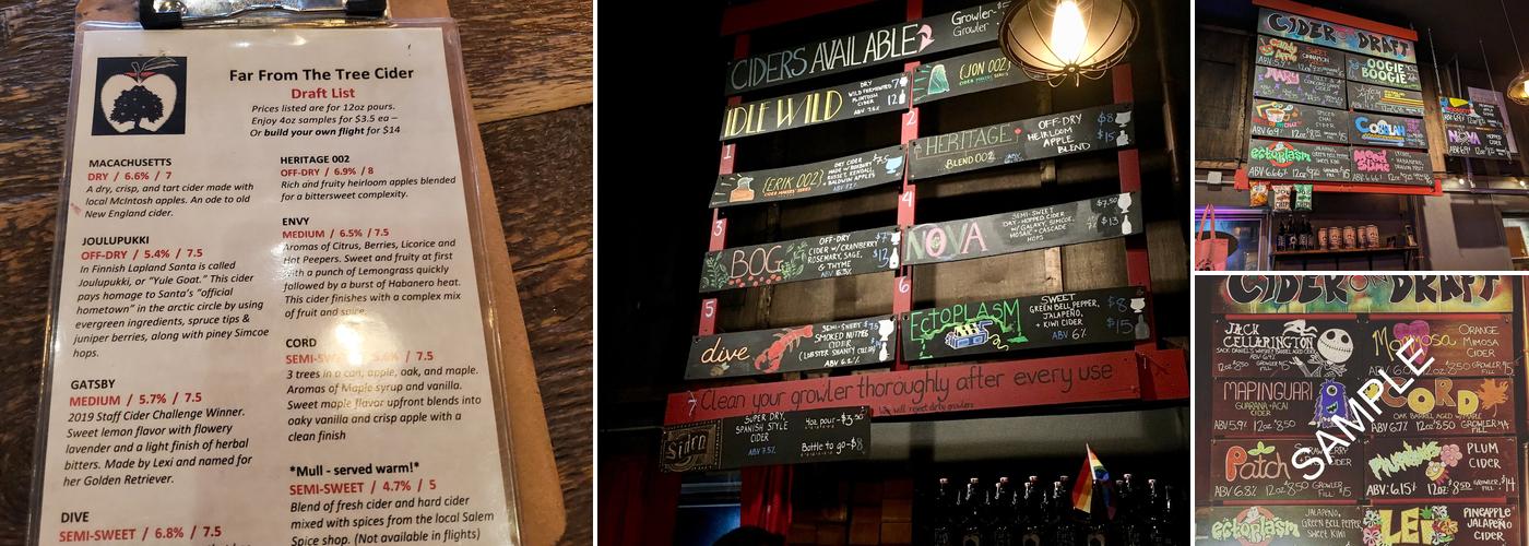 Far From The Tree Menu