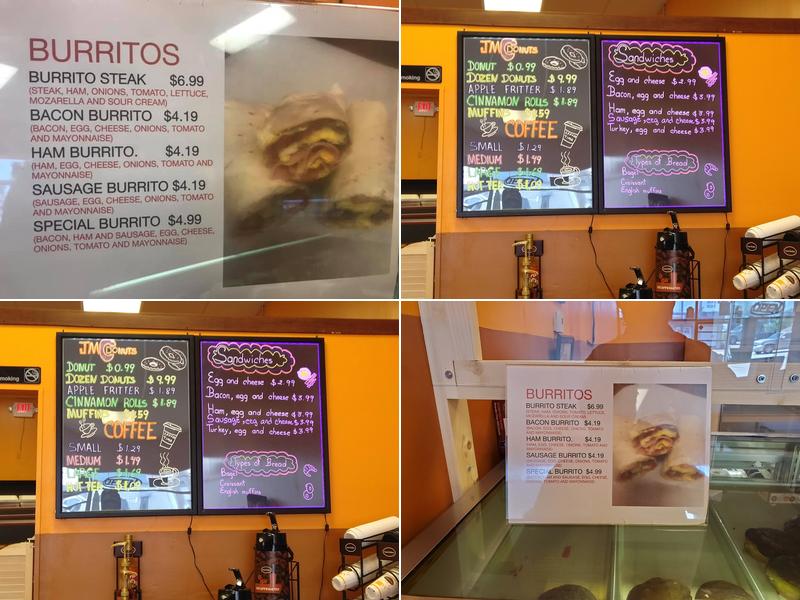 JMC DONUTS Menu