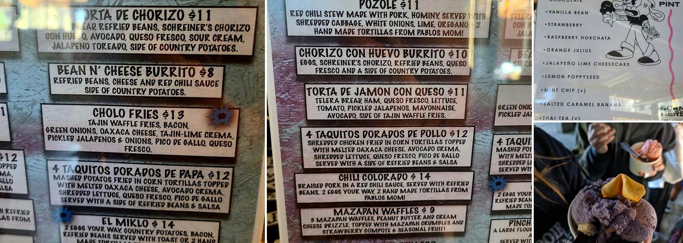 Melt Ice Cream Shop Menu