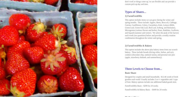 Lone Maple Farm Menu