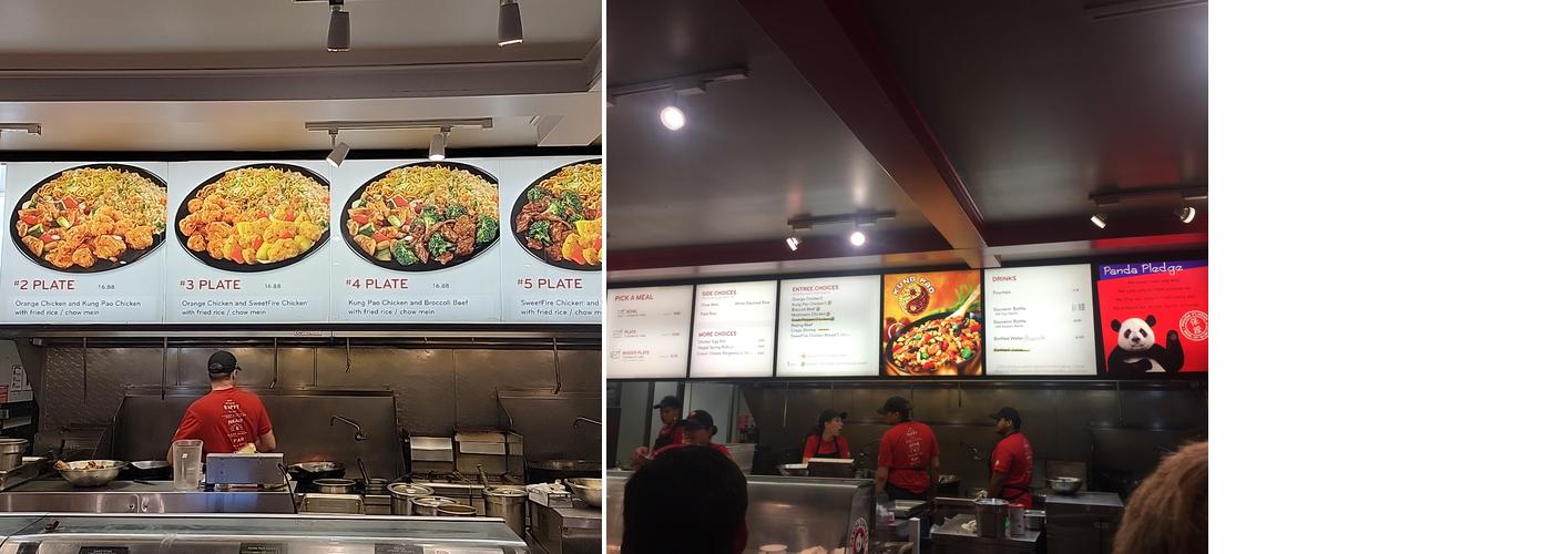 Panda Express Menu
