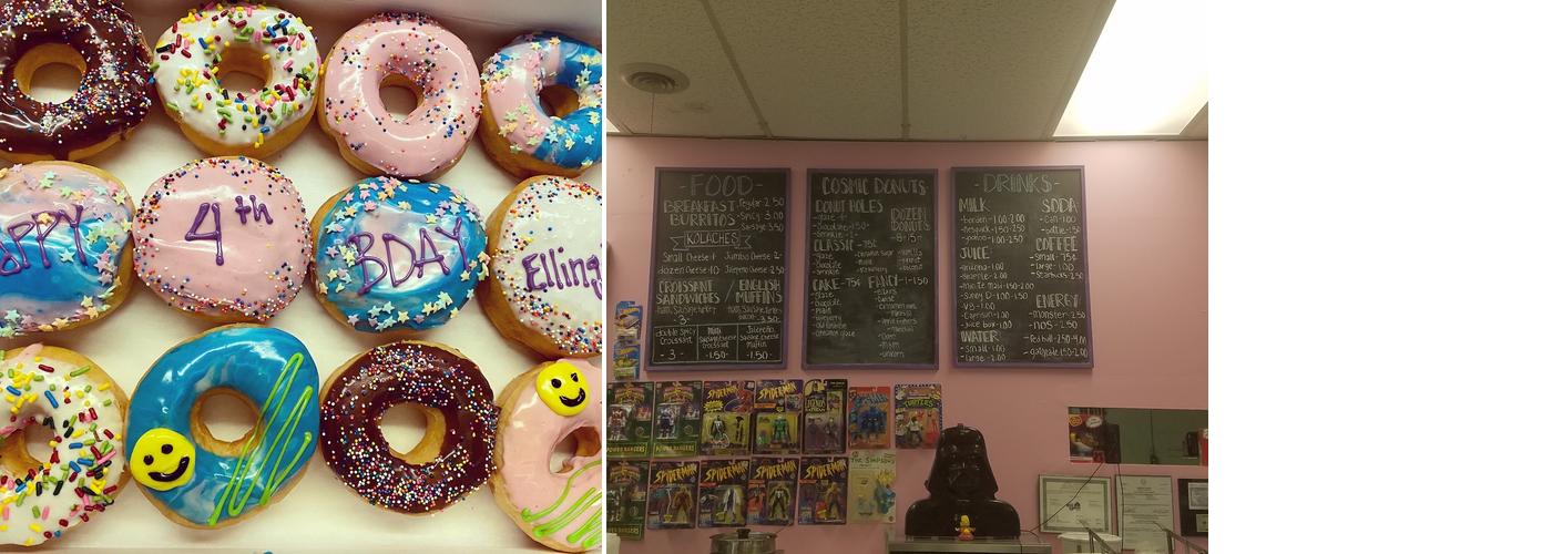Cosmic Donuts Menu