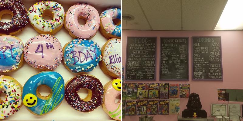 Cosmic Donuts Menu