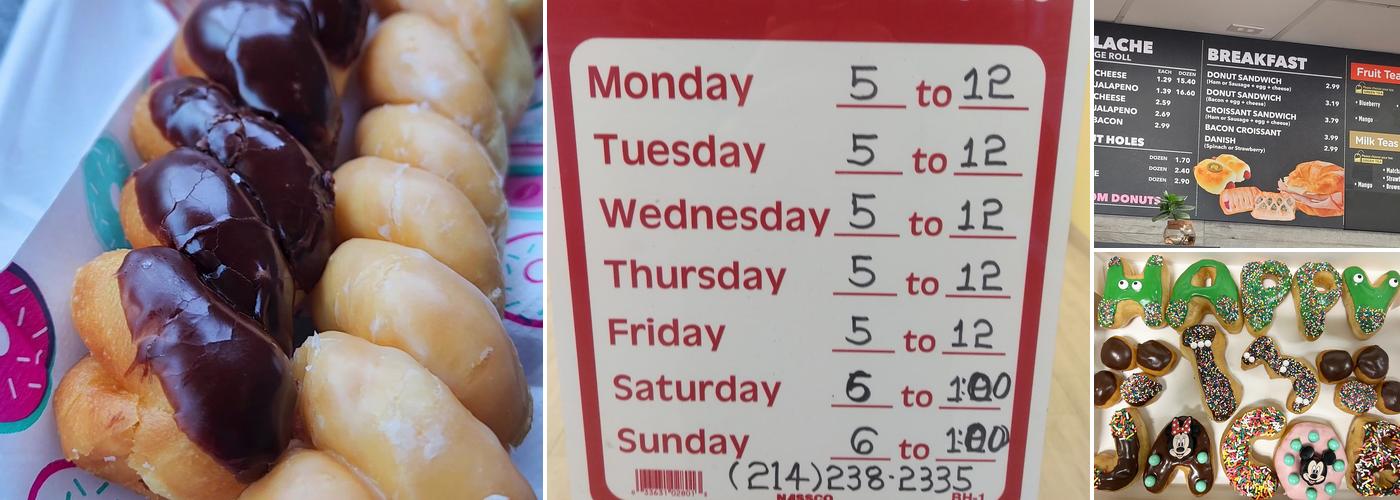 AS Donuts & Boba Tea Menu