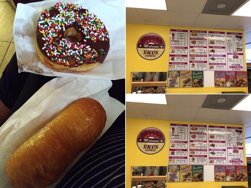 Malenee Donuts and Taco Express Menu