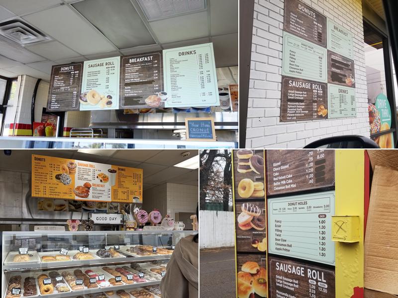 Bedford Hello Donuts Menu