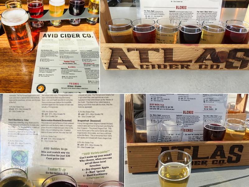AVID Cider Co. Menu