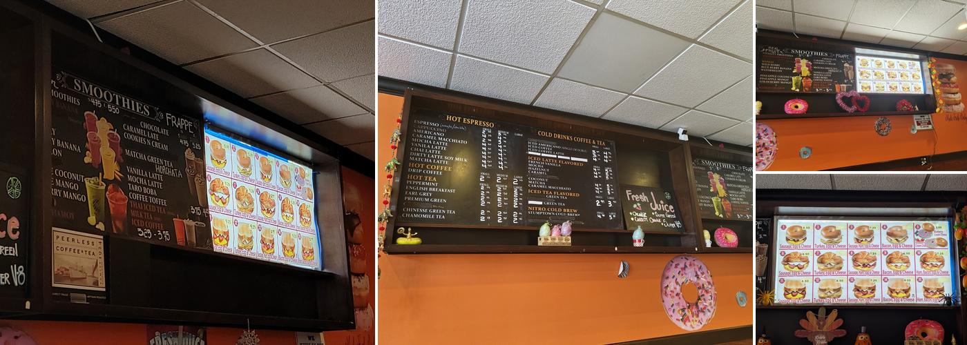 Crafted Donuts Menu