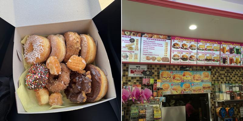 Pink Donut & Coffee Menu