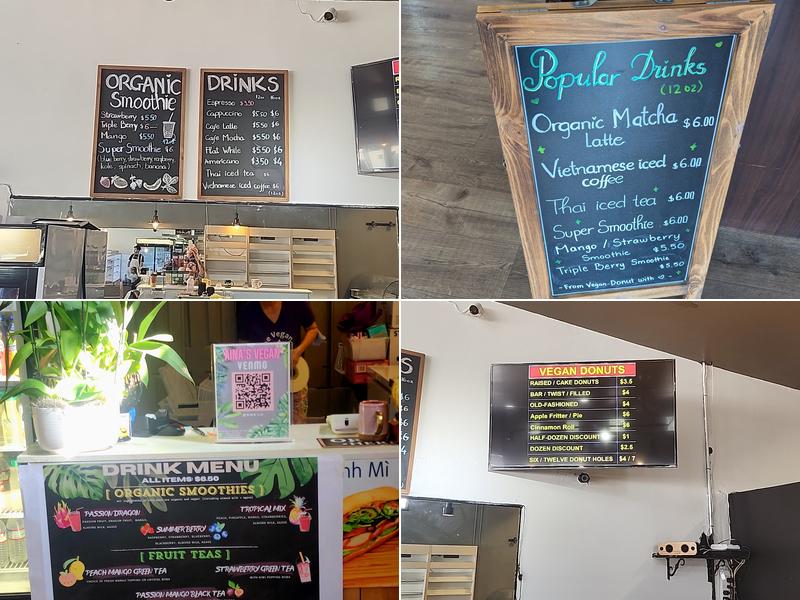 Vegan Bistro Donuts & Cafe Menu