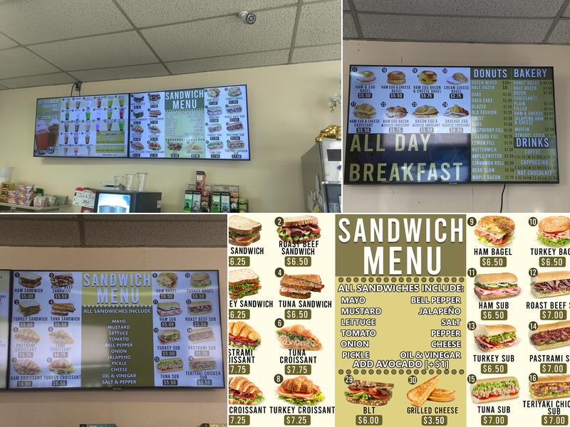 Jon's Donuts Menu