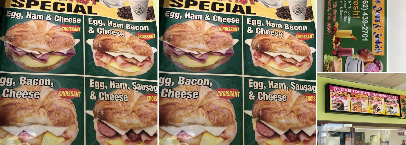 7th Street Donut Yogurt Menu