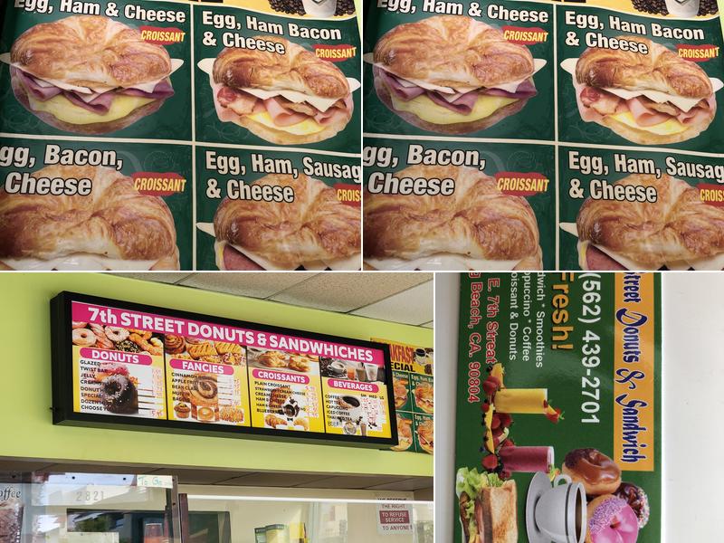 7th Street Donut Yogurt Menu