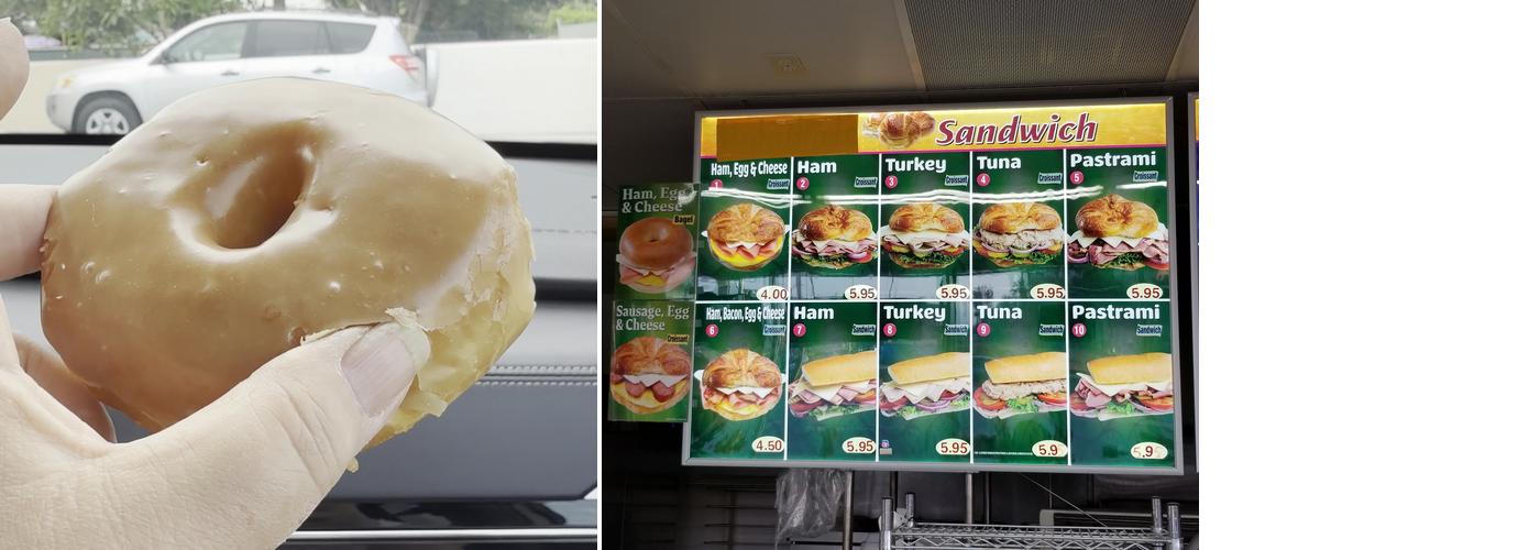 Granny's Donuts Menu