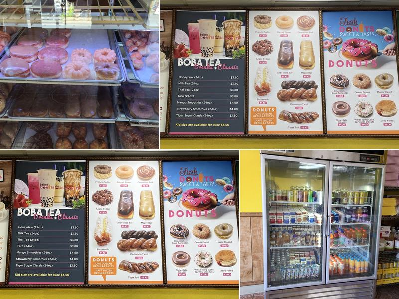 Fresh donuts Menu