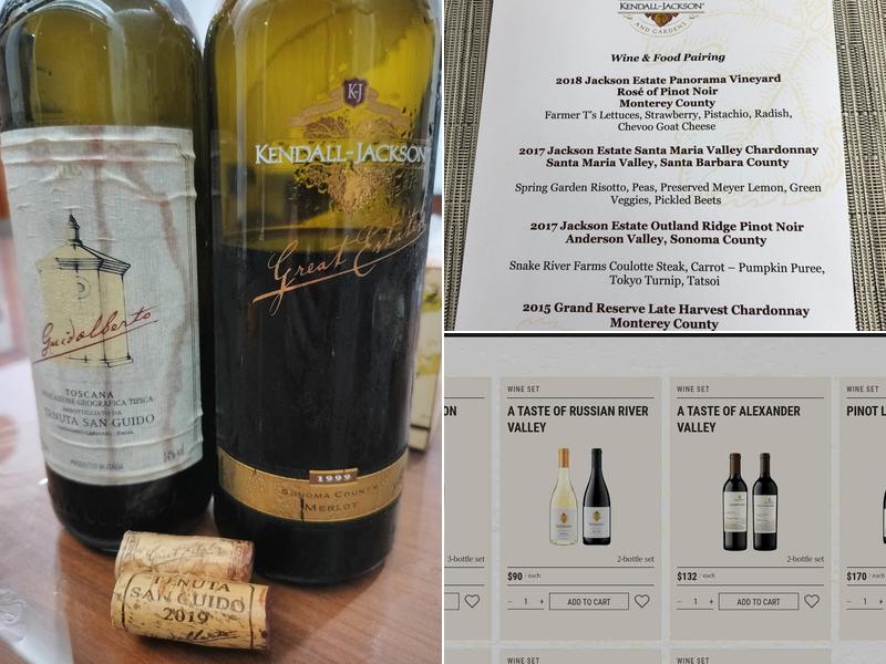 Kendall-Jackson Wine Estate & Gardens Menu