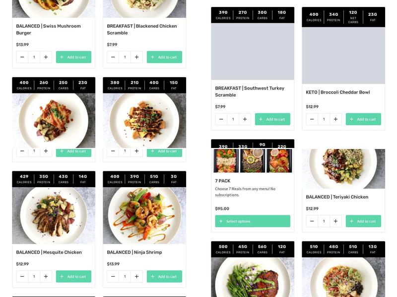 FITCHOW Menu