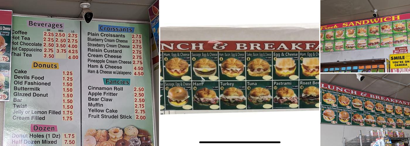 Amigo Donuts Menu