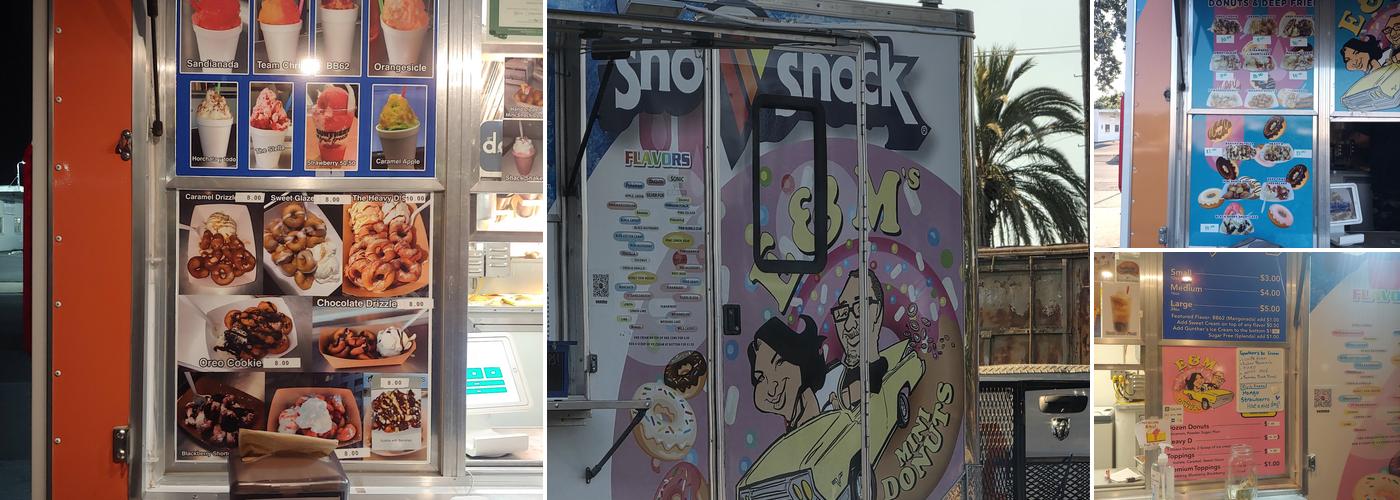 E&M's Mini Donuts Menu