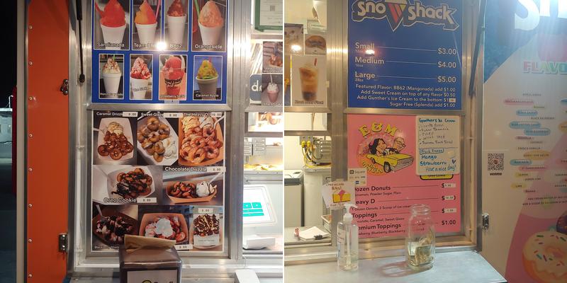 E&M's Mini Donuts Menu