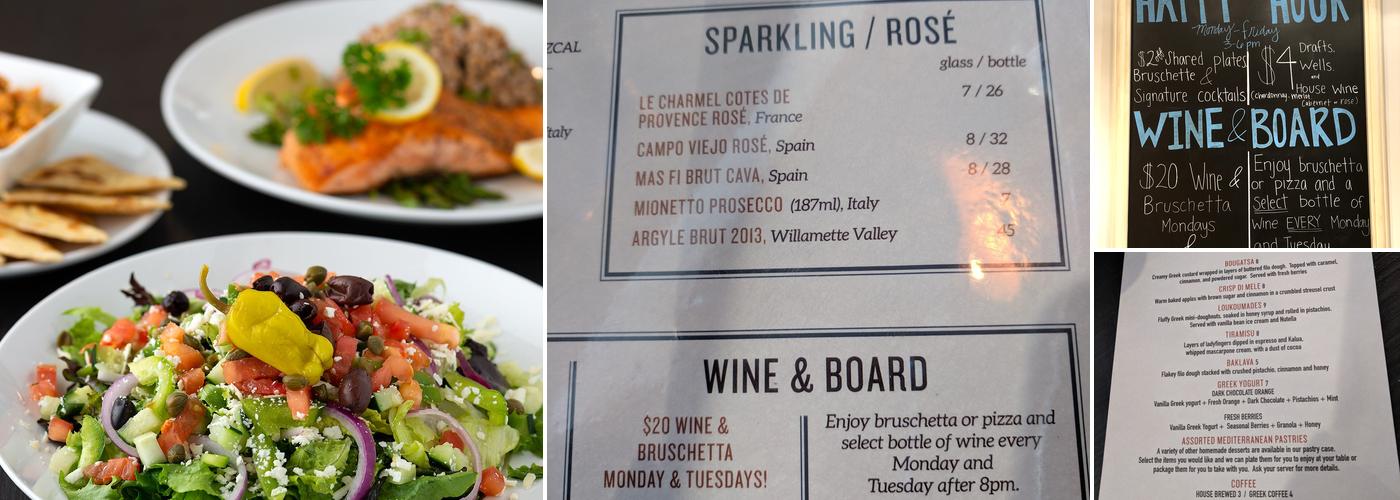 KOVO Modern Mediterranean Menu