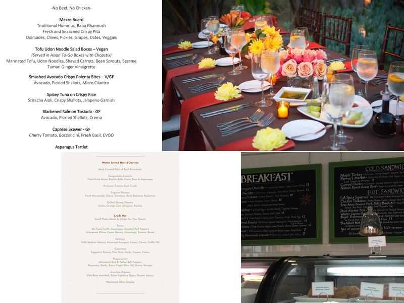 LA Spice Catering Menu