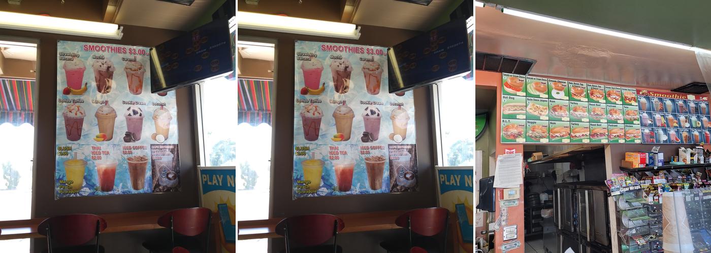 Diner & Donuts Menu