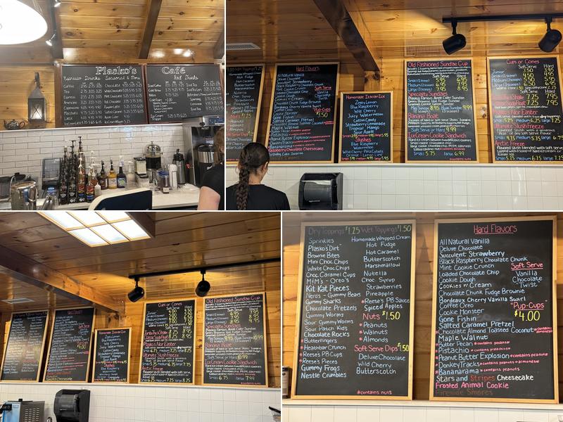 Plasko's Farm Creamery & Cafe Menu