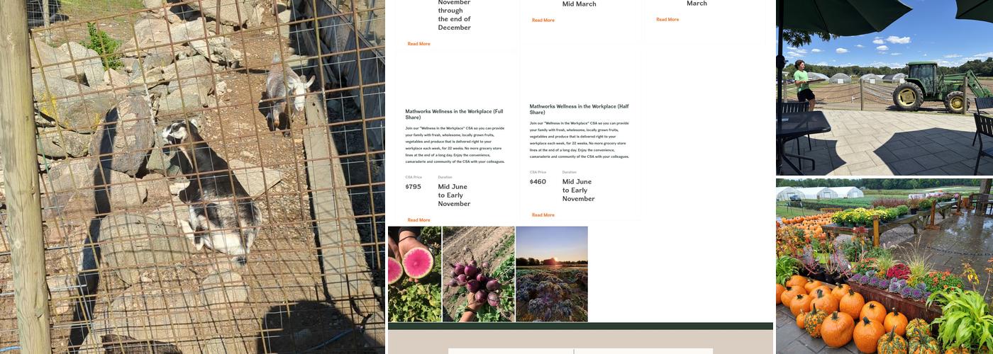 Tangerini's Spring Street Farm Menu