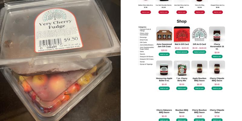 Seaquist Orchards Farm Market Menu