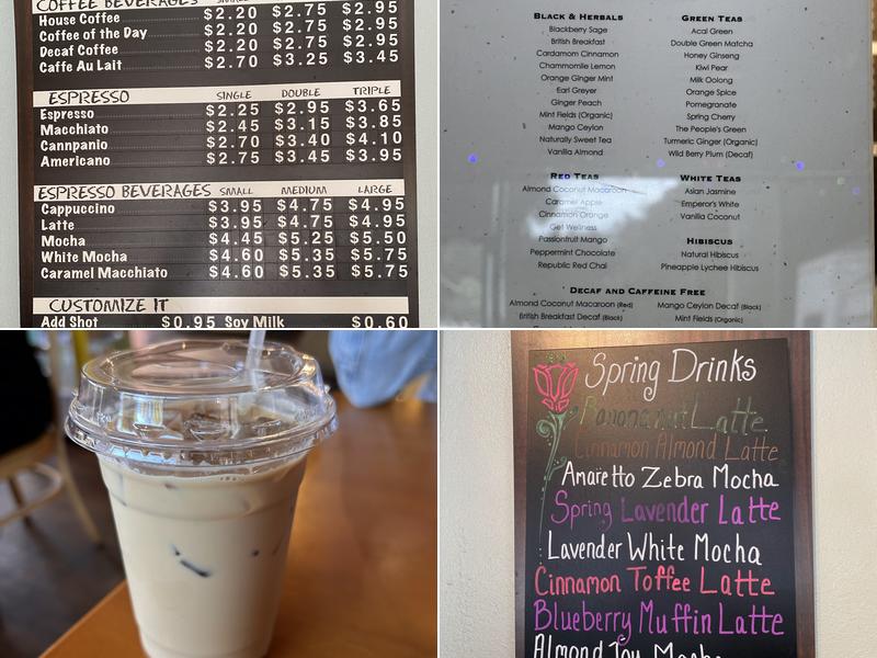 Clocktower Coffee Roasting Company Menu