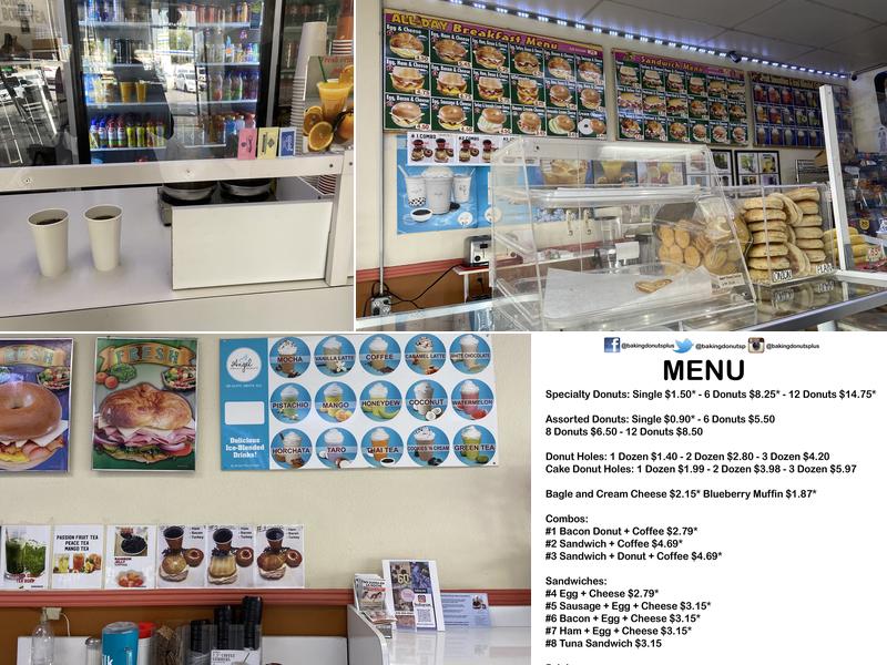 Winter Plus Donuts Menu