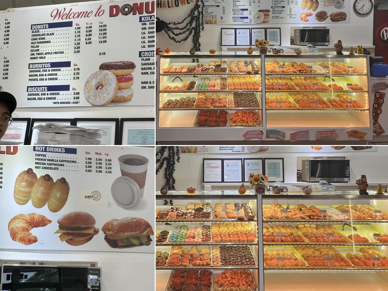 Donut World Menu