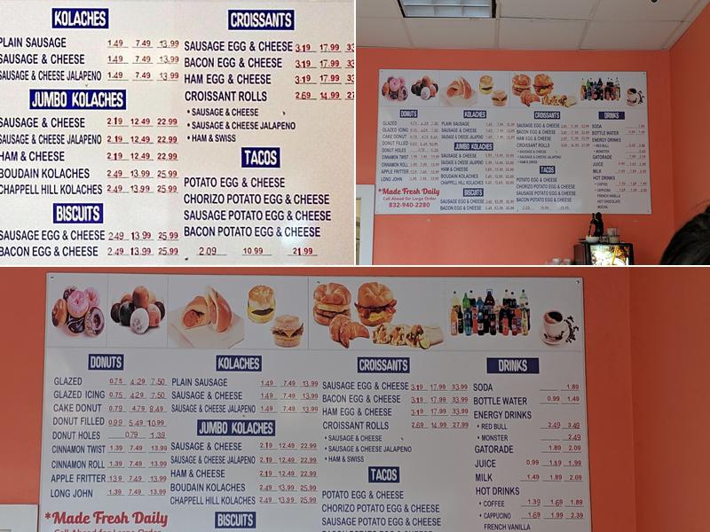 Fresh & best donuts Menu
