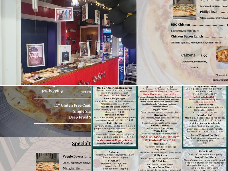 American Pizza Oven Menu