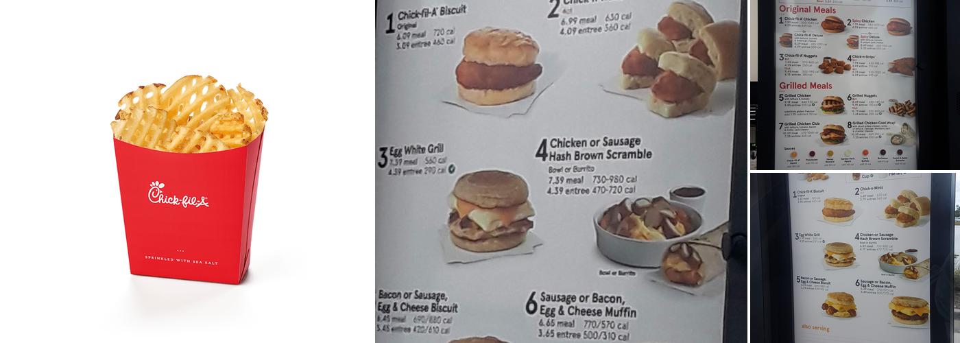 Chick-fil-A Menu