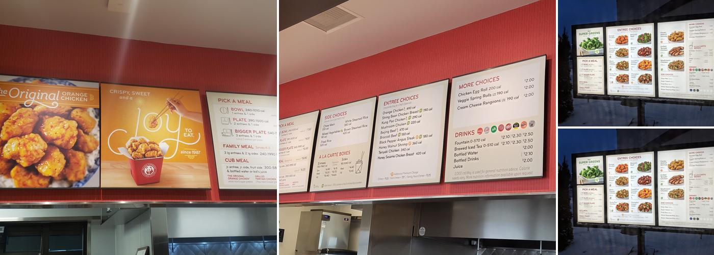 Panda Express Menu