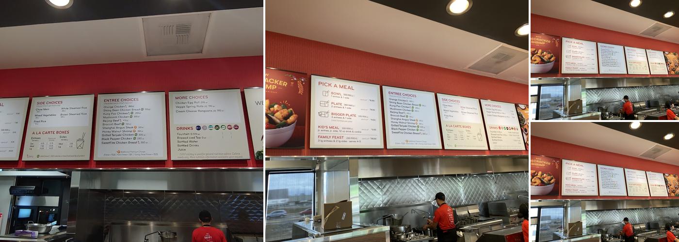 Panda Express Menu
