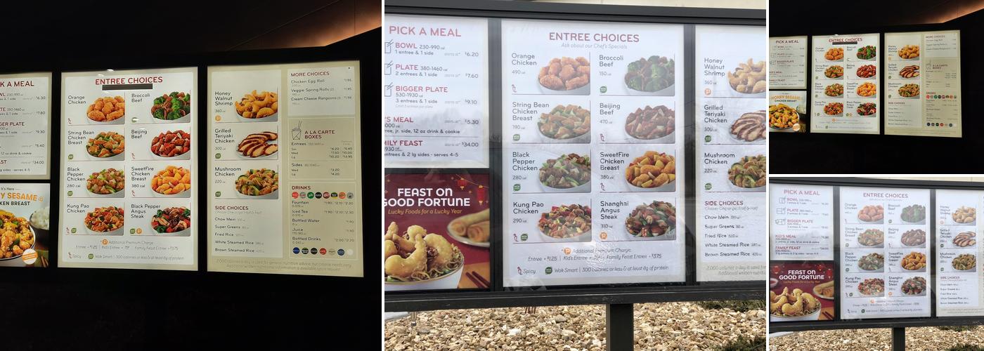 Panda Express Menu