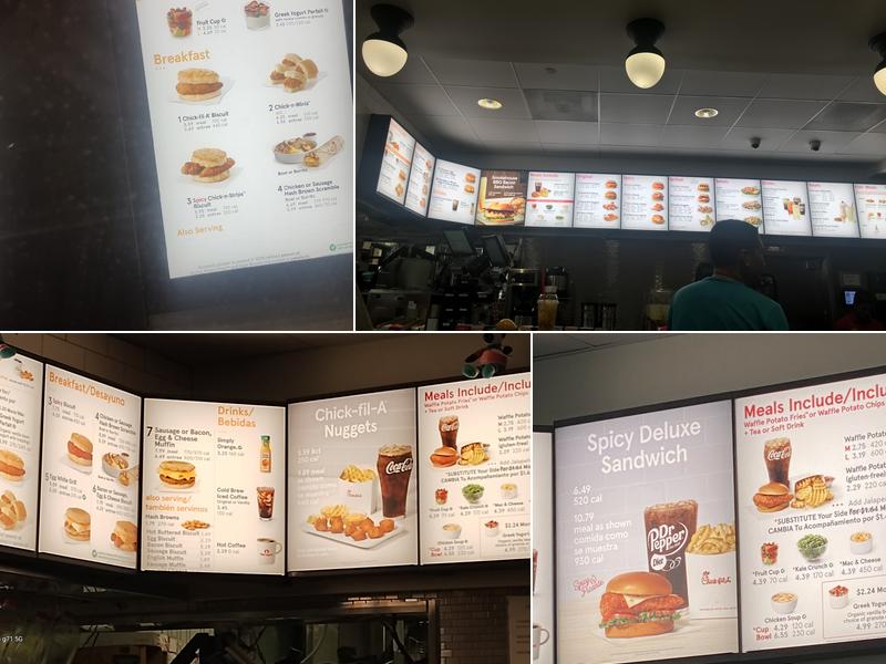 Chick-fil-A Menu