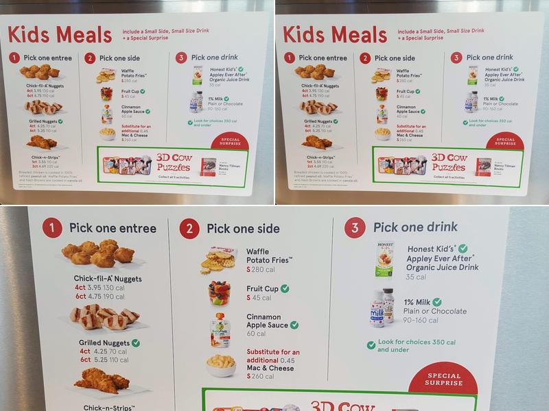 Chick-fil-A Menu