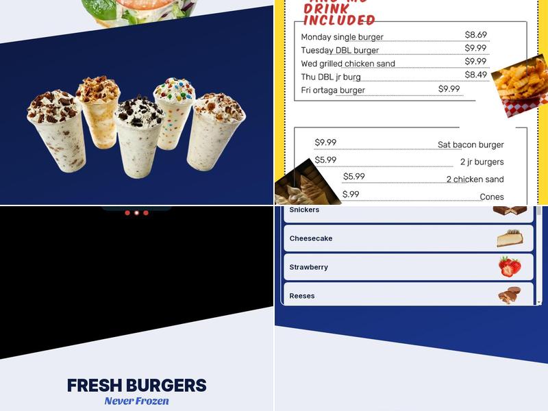 Frosty plus Menu