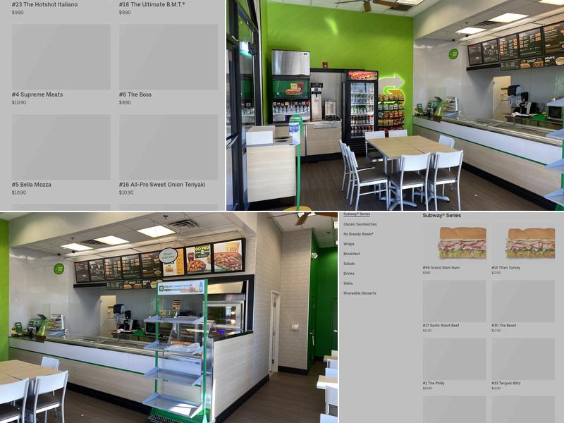 Subway Menu