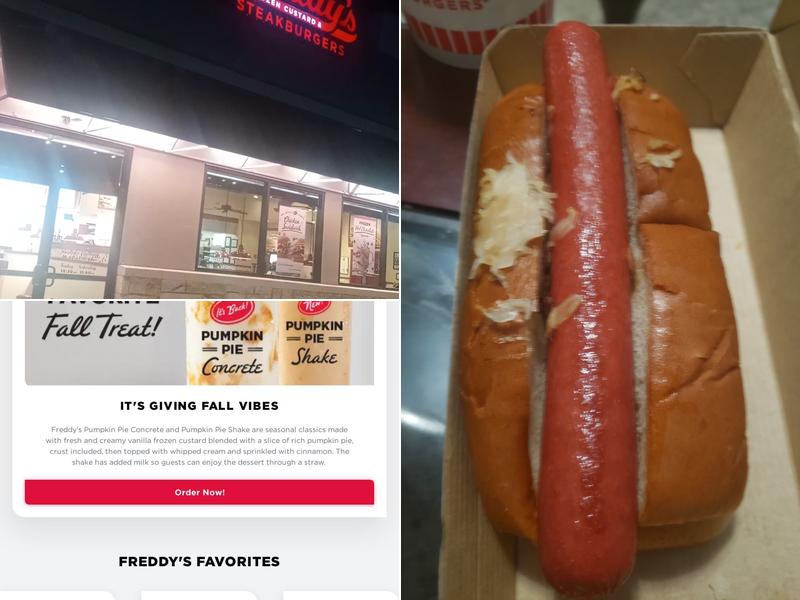 Freddy's Frozen Custard & Steakburgers Menu