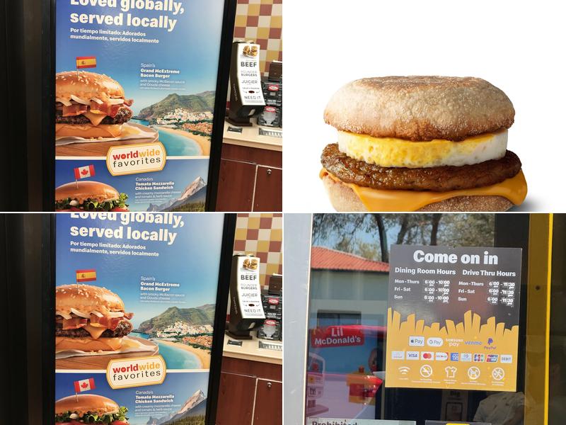 McDonald's Menu