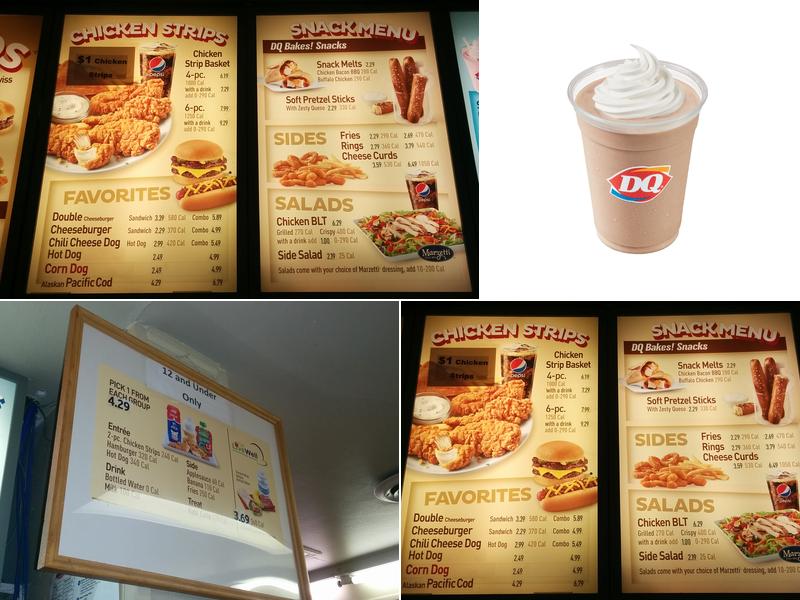 Dairy Queen Menu