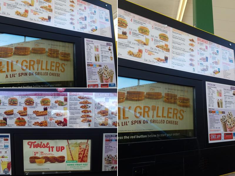 Sonic Drive-In Menu