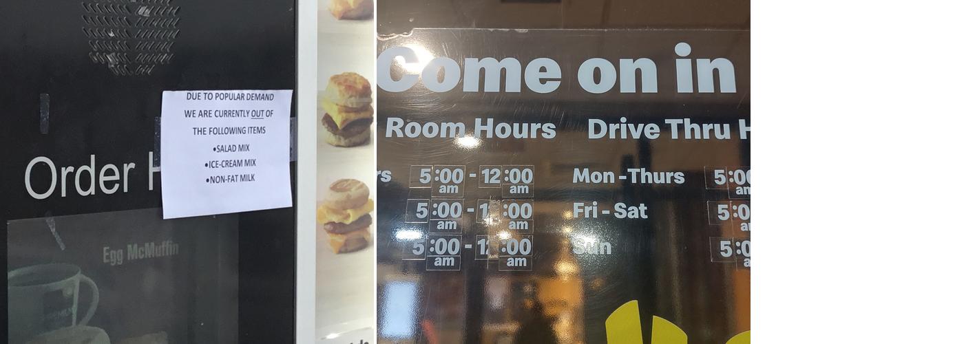 McDonald's Menu