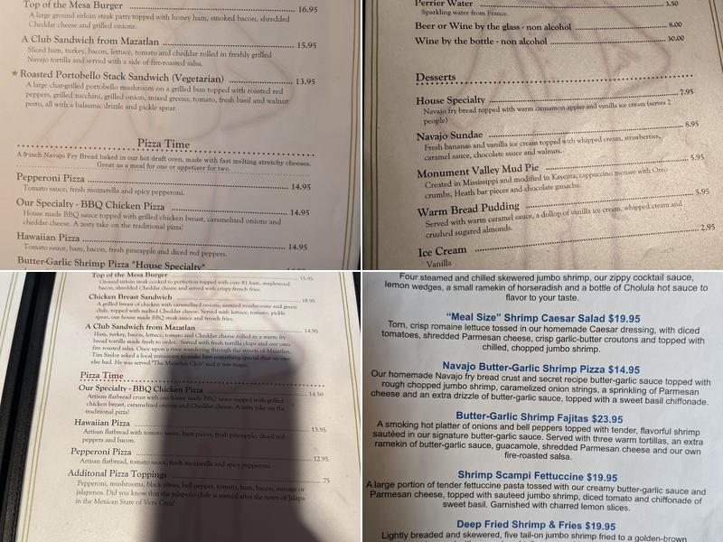 Reuben Heflin Restaurant Menu